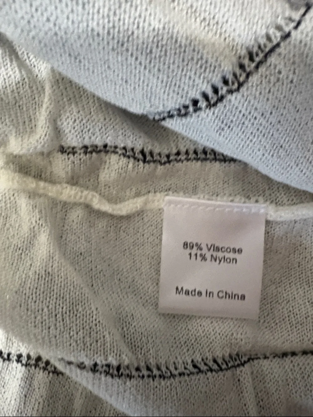 Tuckernuck Navy Blue and White Vertical-Stripe Knit Maxi Dress - Picture 8 of 8